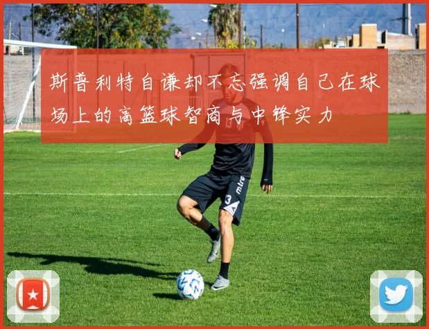 斯普利特自谦却不忘强调自己在球场上的高篮球智商与中锋实力